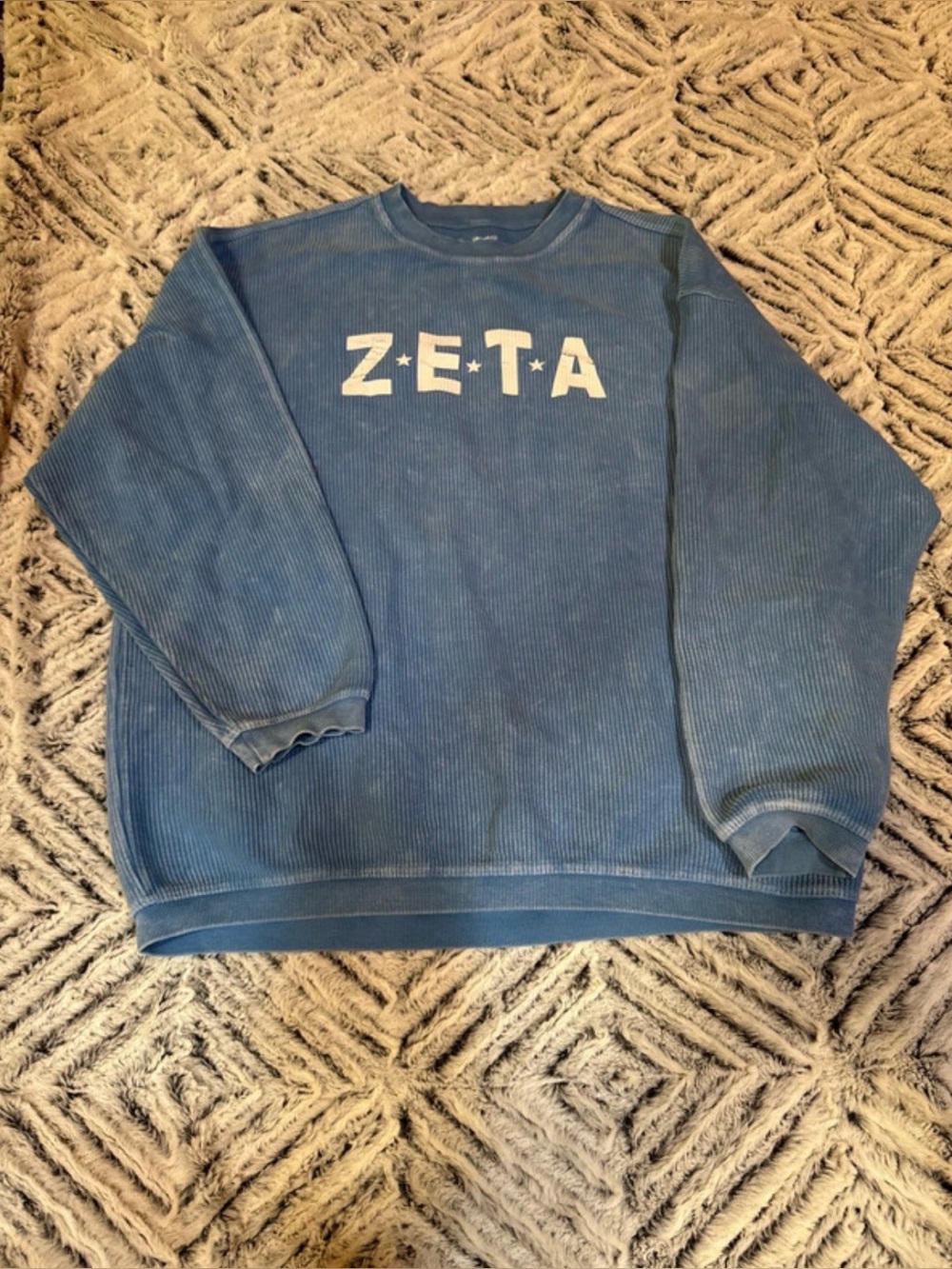 ZETA ribbed crew neck sweater
